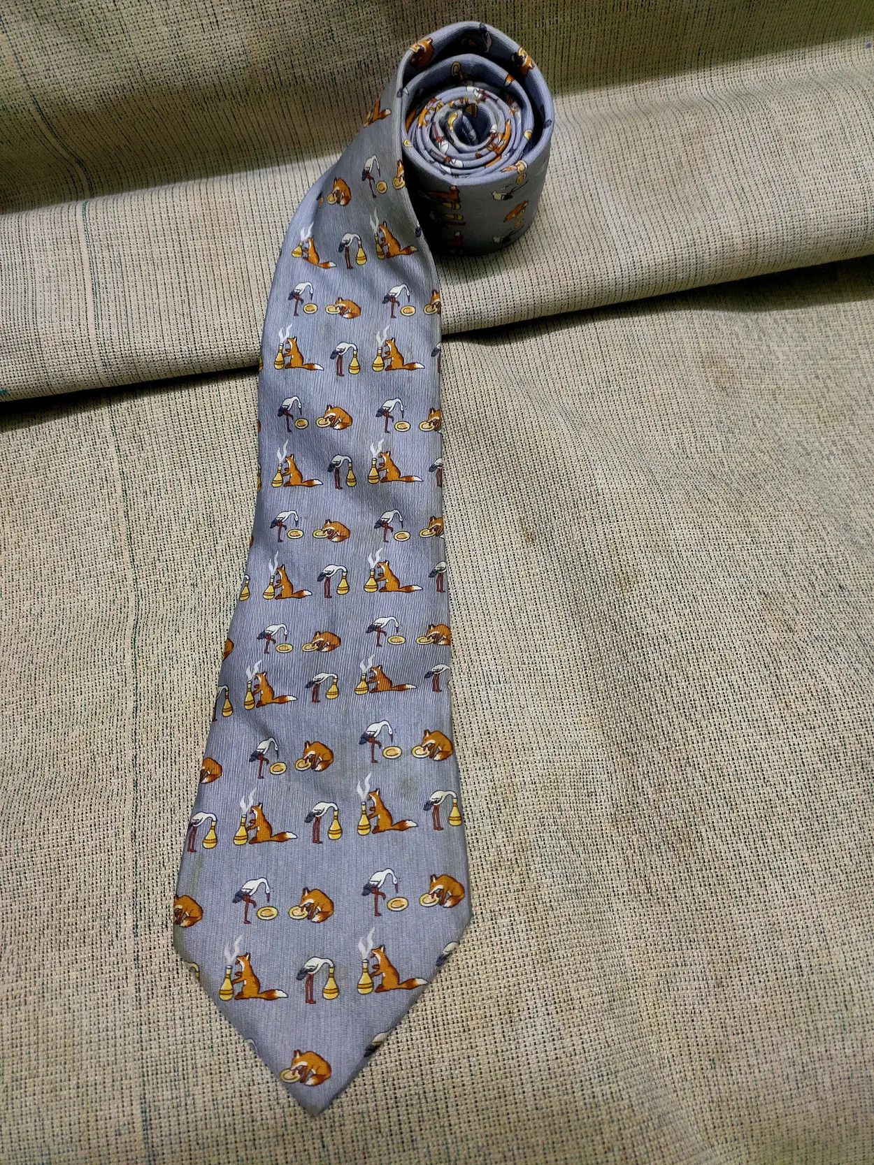 Hermes Hermes silk neck tie Size ONE SIZE - 5 Thumbnail