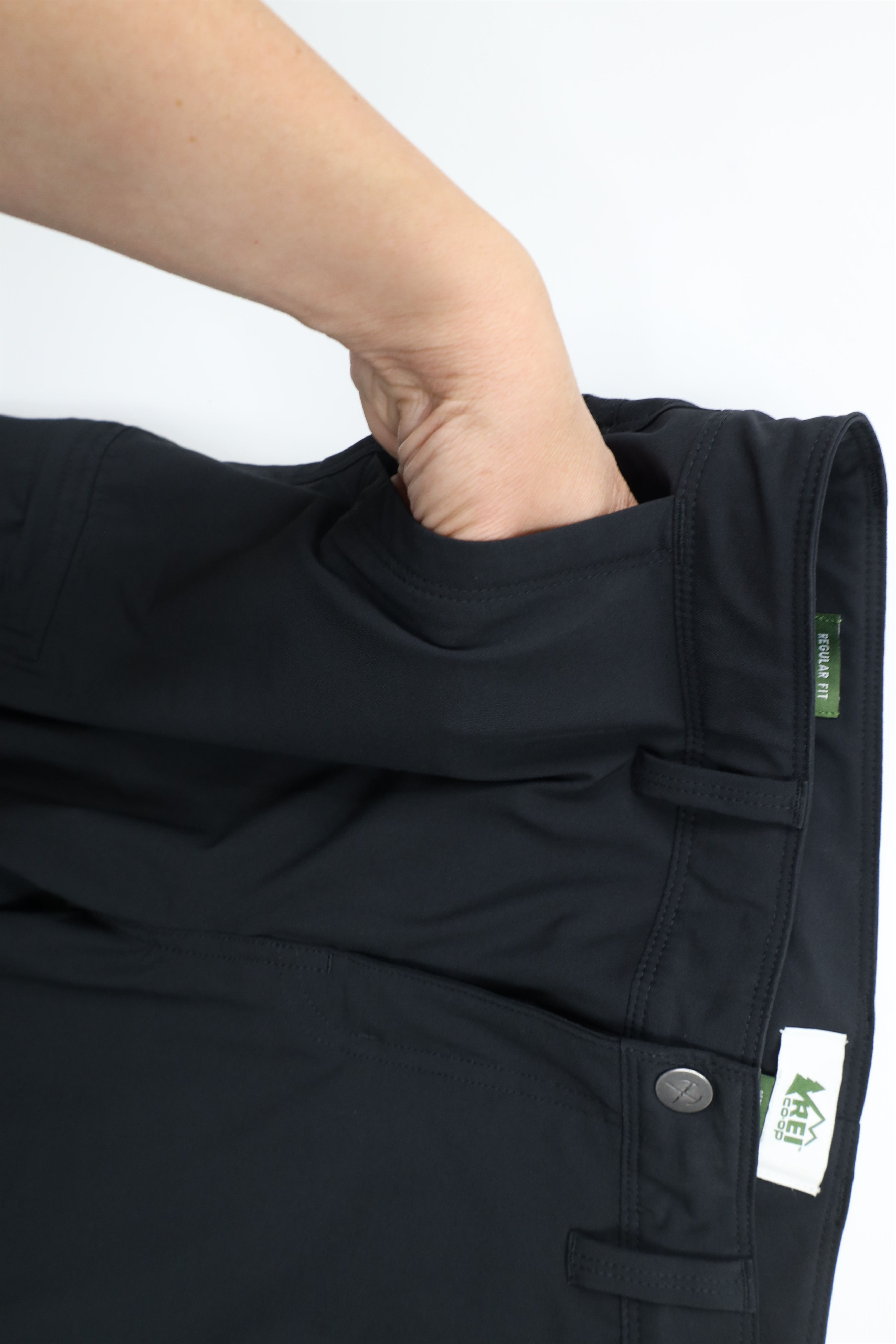Rei × Vintage REI Fit Outdoor Trail Stretch Kornati Roll Up Pants Black Size 32" / US 10 / IT 46 - 8 Thumbnail