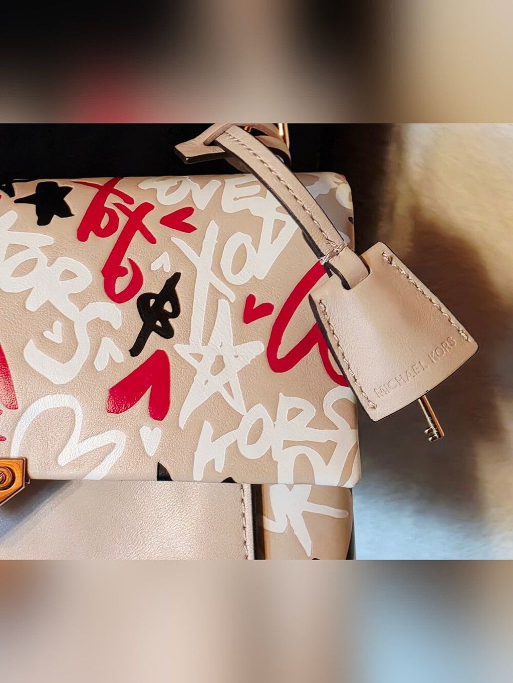 Michael Kors Rare Michael Kors Graffiti Love Heart Bag Bundle — Both With Size ONE SIZE - 14 Thumbnail