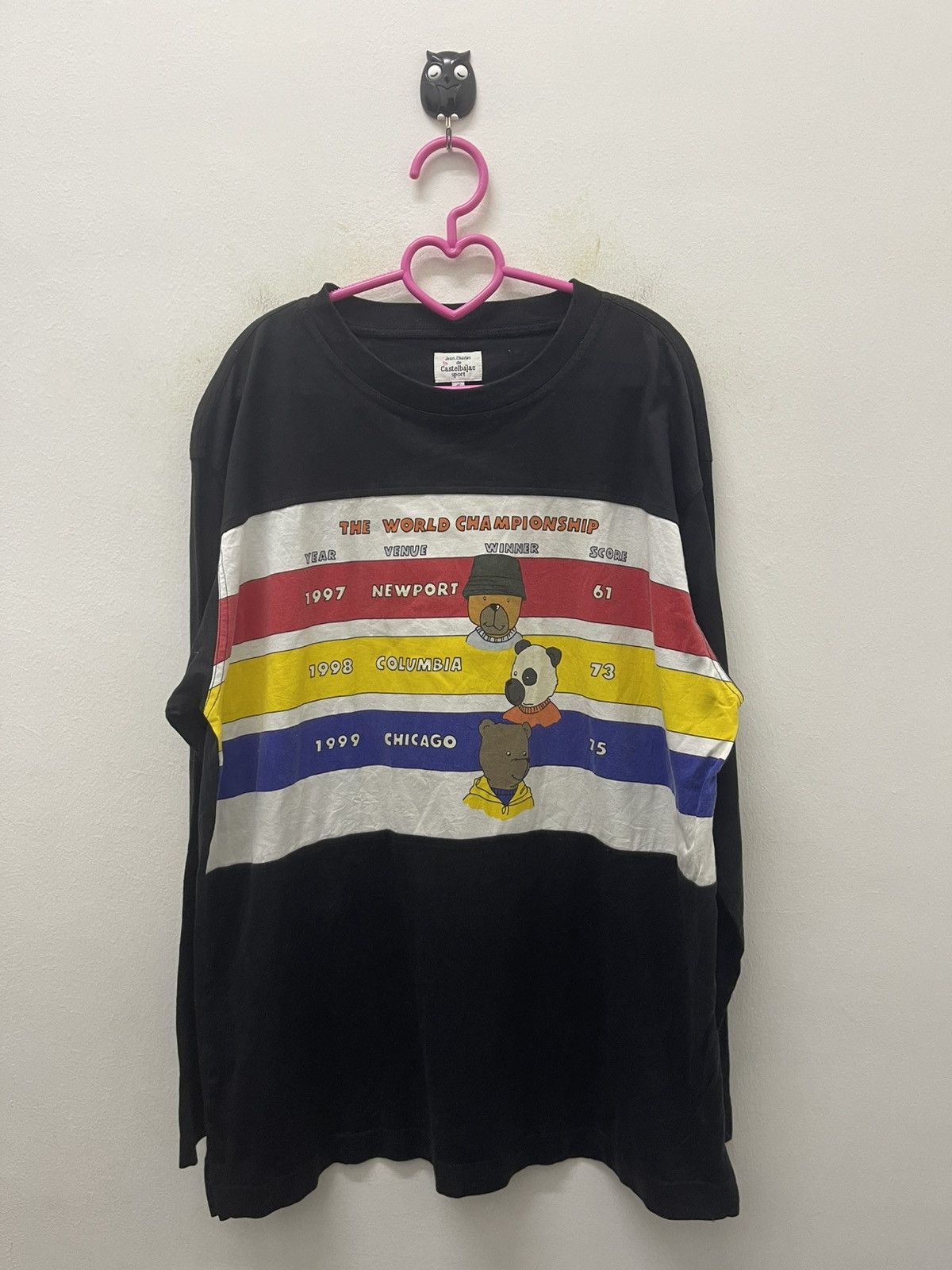 Jean Charles De Castelbajac Rare Vintage JEAN CHARLES DE CASTELBAJAC The World Champion Size US L / EU 52-54 / 3 - 1 Thumbnail