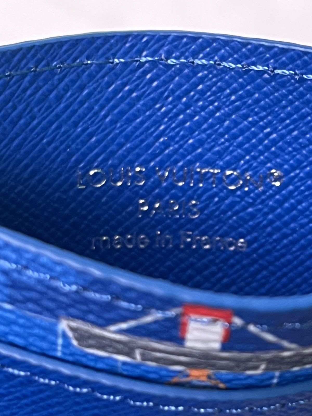Louis Vuitton Louis Vuitton Basketball Blue Card Holder Size ONE SIZE - 4 Thumbnail