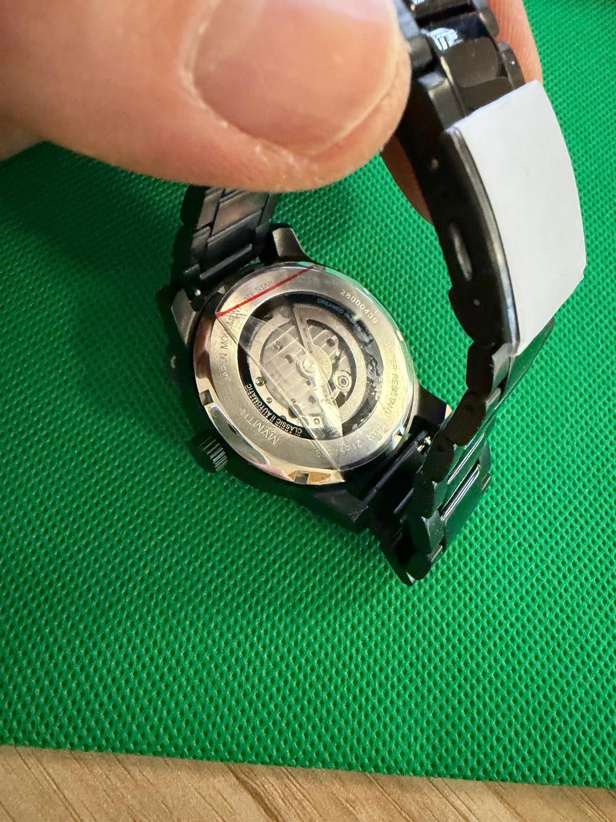 Mvmt MVMT Men's Classic II Automatic Ionic Plated Black teel 42mm Size ONE SIZE - 8 Thumbnail