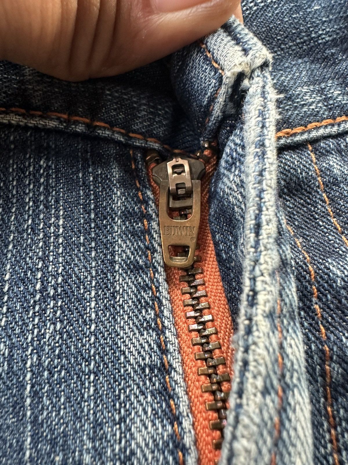 Edwin Edwin Exclusive Vintage Faded Washed Distressed Denim D187 Size US 34 / EU 50 - 12 Thumbnail