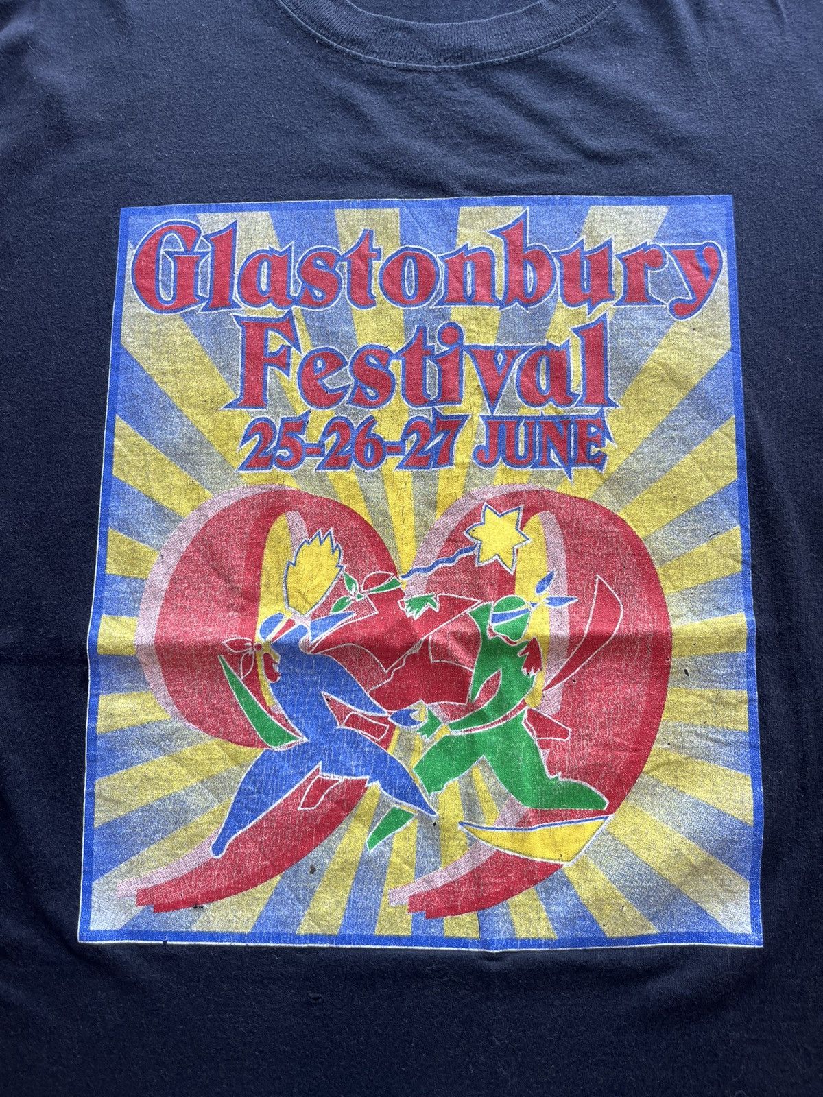 Band Tees × Vintage Vintage Glastonbury Festival 1999’s Tshirt Size US XL / EU 56 / 4 - 11 Thumbnail