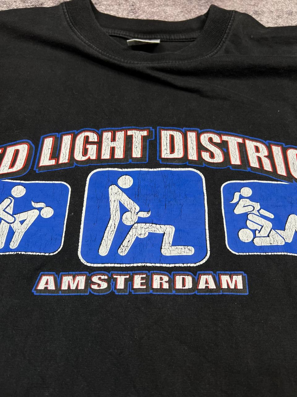Vintage Vintage Red Light District Amsterdam T-Shirt Humor Tee Size US S / EU 44-46 / 1 - 6 Thumbnail
