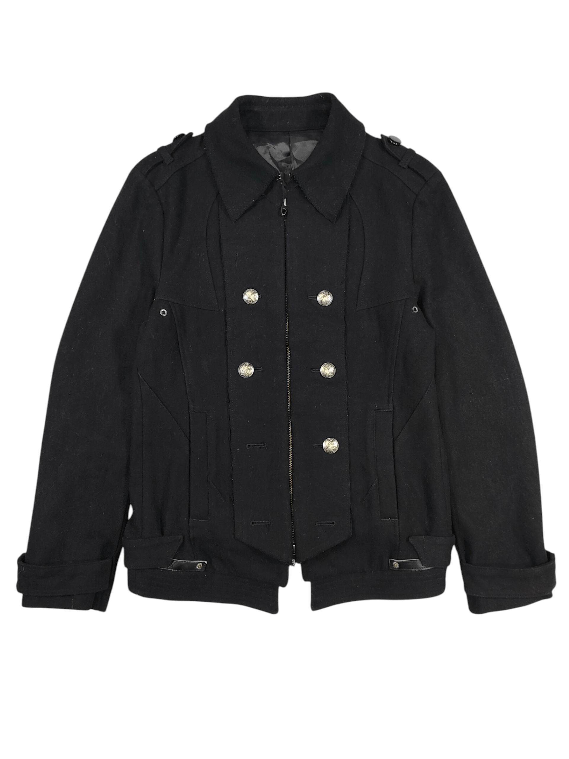 PPFM PPFM🇯🇵 Sharp Tailored Military Napoleon Wool Jacket Size US M / EU 48-50 / 2 - 1 Thumbnail