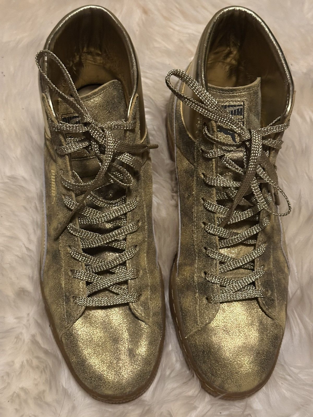 Puma Puma x Meek Mill 24k Gold Size US 10.5 / EU 43-44 - 2 Thumbnail
