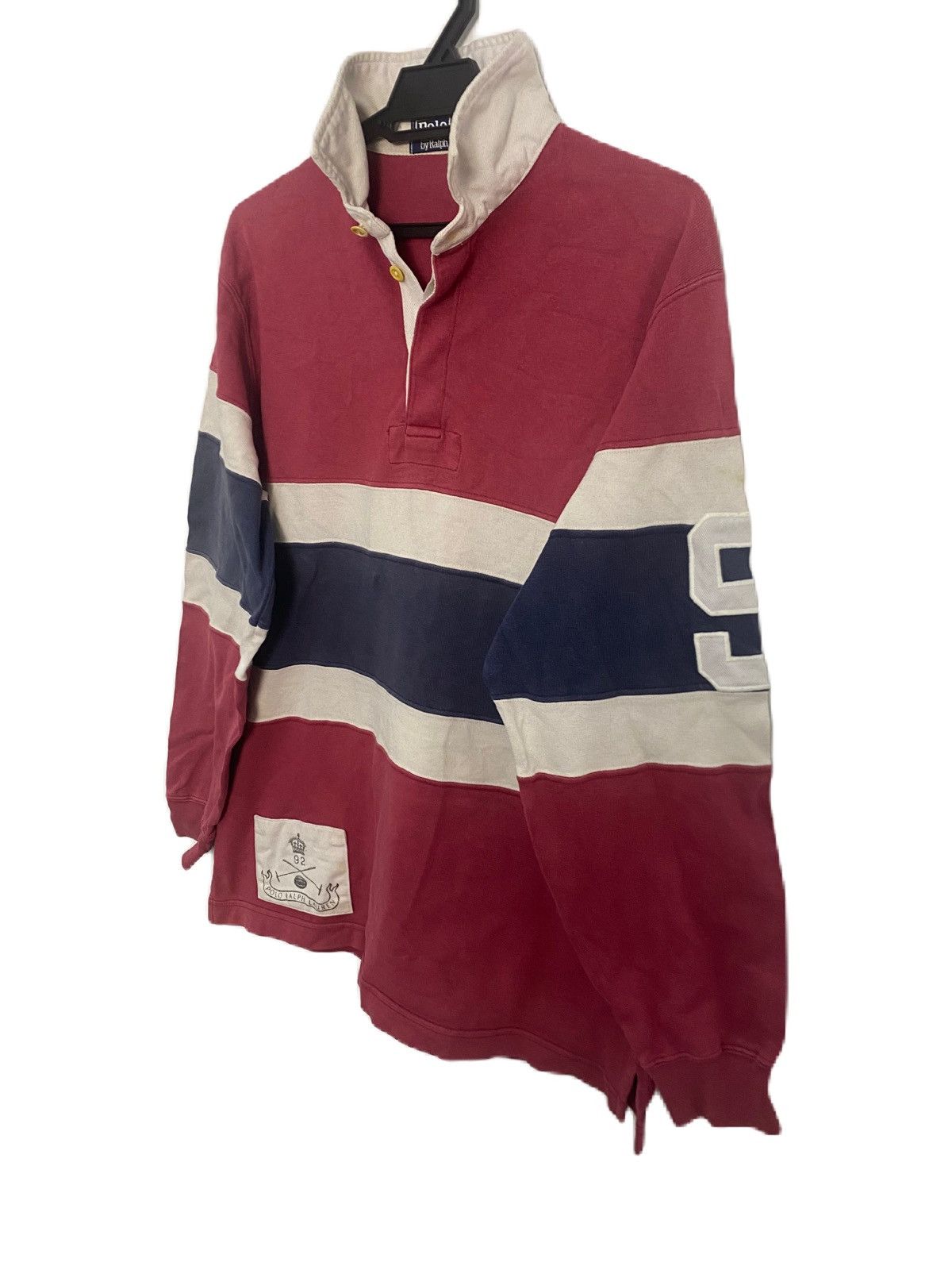 Polo Ralph Lauren VINTAGE 92 RUGBY SHIRT POLO BY RALPH LAUREN Size US M / EU 48-50 / 2 - 3 Thumbnail
