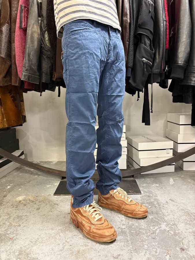 Jean Paul Gaultier × Vintage 2000s Jean Paul Gaultier Blue Royal Cozy Pants Size US 32 / EU 48 - 3 Thumbnail