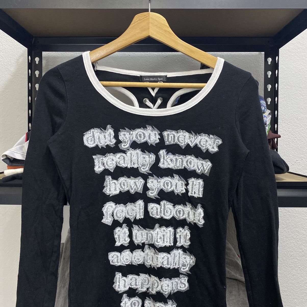 Vintage Tshirt Longsleeve Skull Punk Style Size XS / US 0-2 / IT 36-38 - 4 Thumbnail