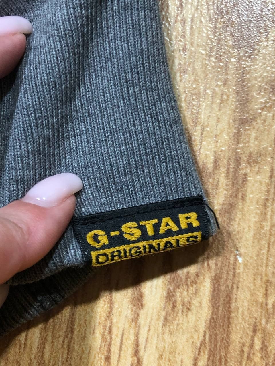 G-Star Big Logo Gray Hoodie Size M Y2K G-Star Raw Vintage Size US M / EU 48-50 / 2 - 6 Thumbnail