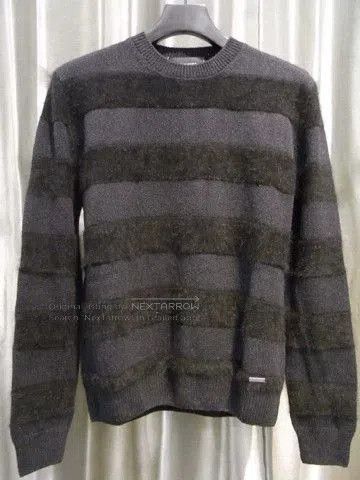 Dsquared2 Striped Wool Sweater.