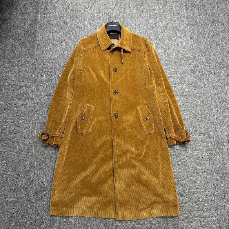 Prada Prada Corduroy Long Coat Size US L / EU 52-54 / 3 - 1 Thumbnail