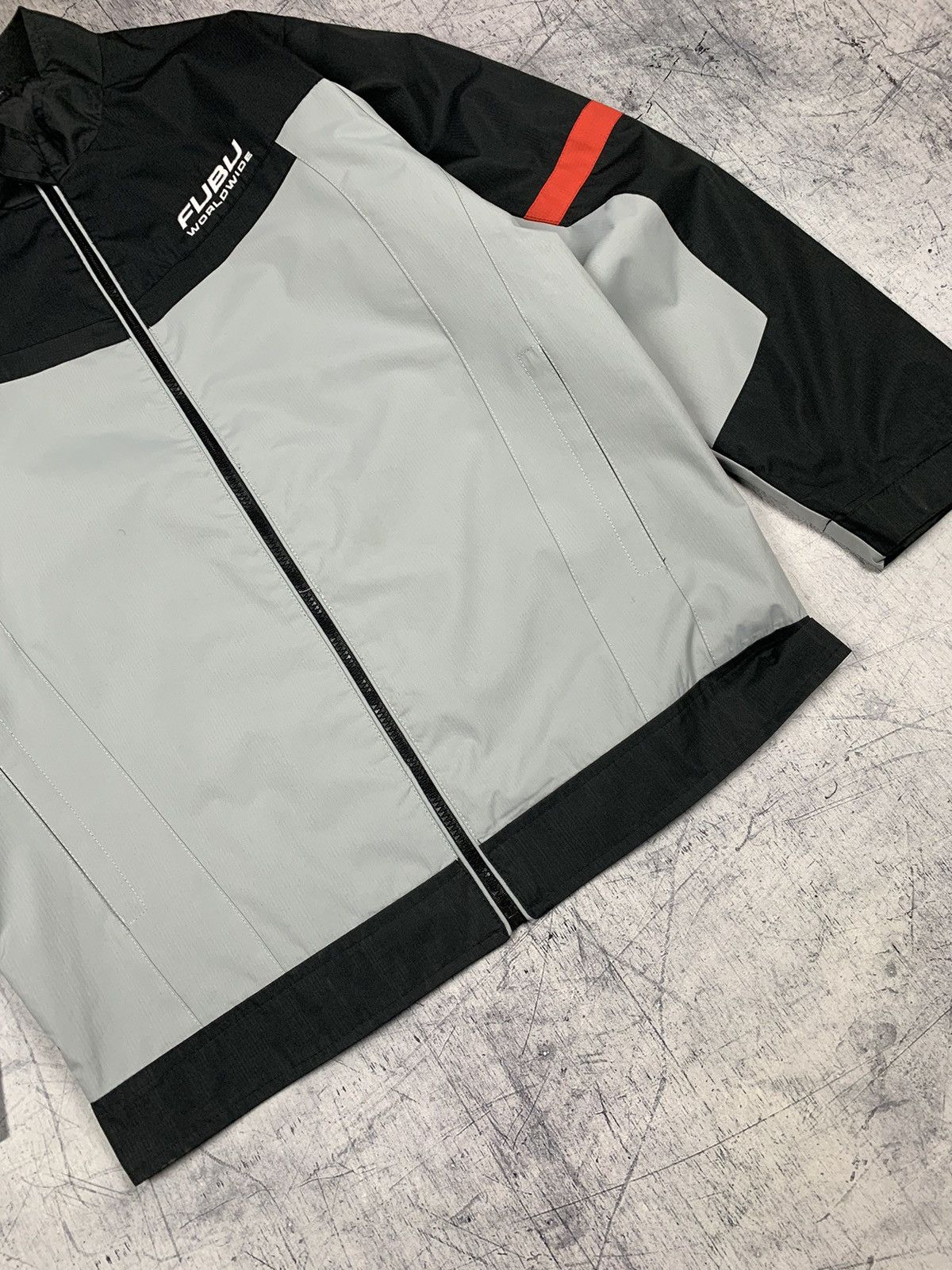 Fubu Fubu Worldwide Big Logo Jacket Y2K Size XL Multicolor Size US XL / EU 56 / 4 - 7 Thumbnail