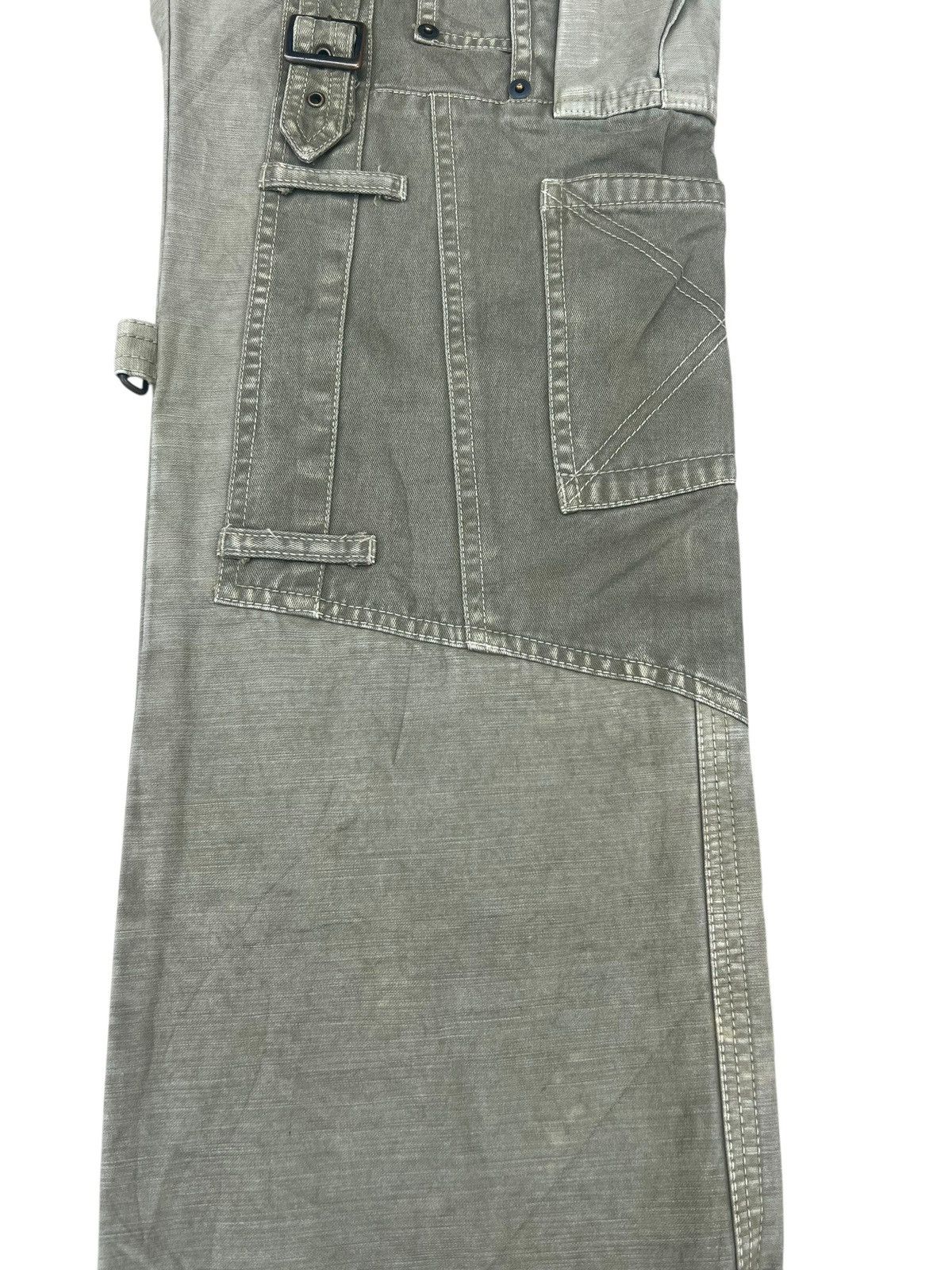 Kiminori Morishita HALB Japan Multi Pocket Fade Olive Green Trouser Pant Size US 32 / EU 48 - 10 Thumbnail