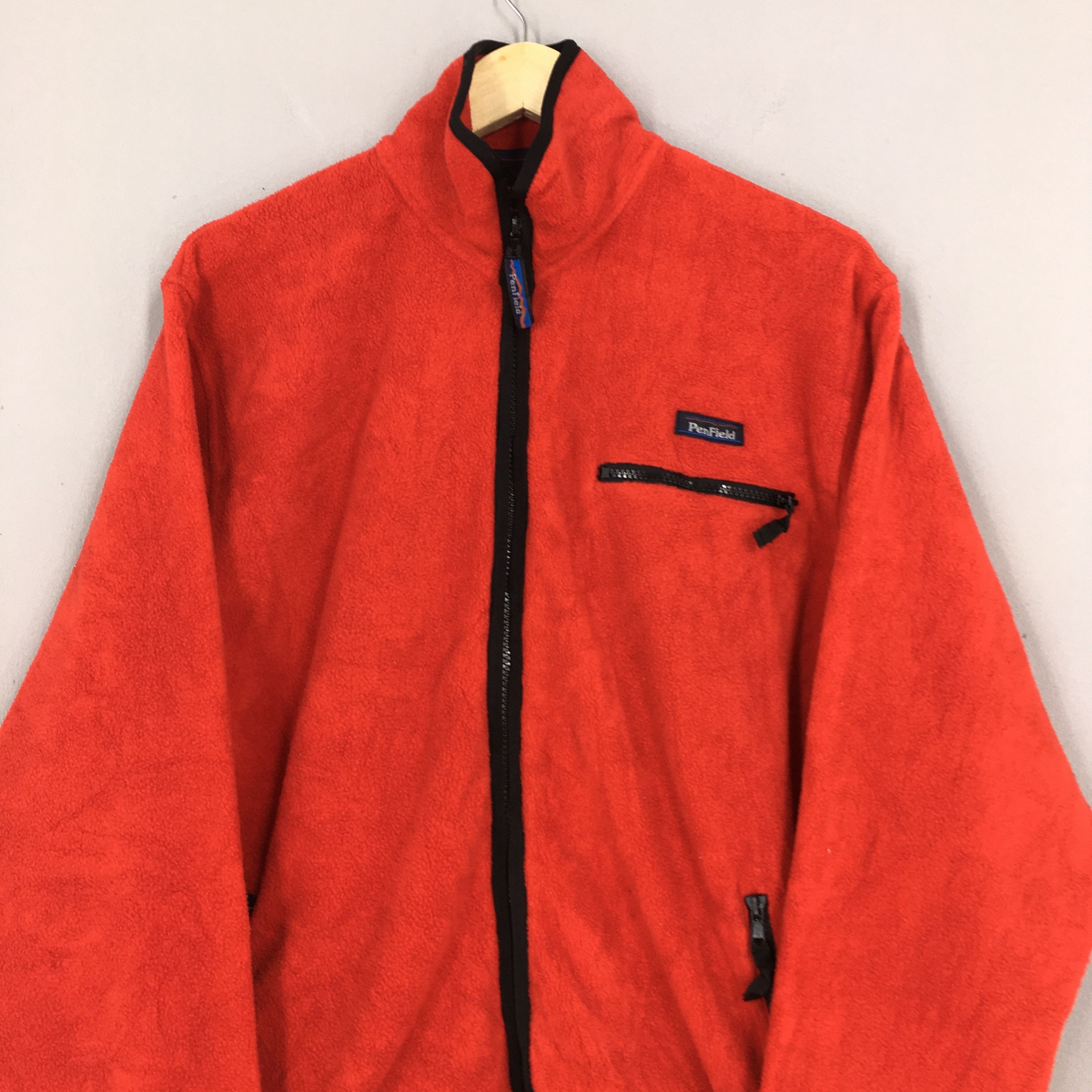 Penfield Vintage 90s Penfield Polartec Red Fleece Jacket Medium Size US M / EU 48-50 / 2 - 2 Thumbnail