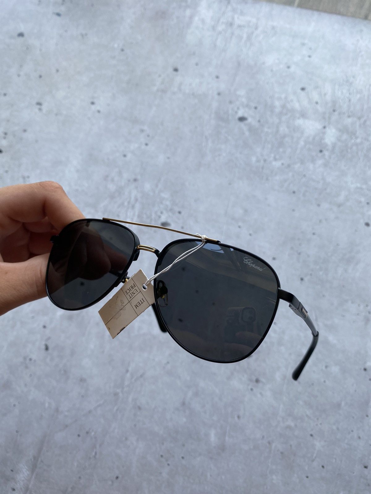 Chopard Chopard New Polarized Sunglasses Aviator Black Made in Italy Size ONE SIZE - 1 Thumbnail