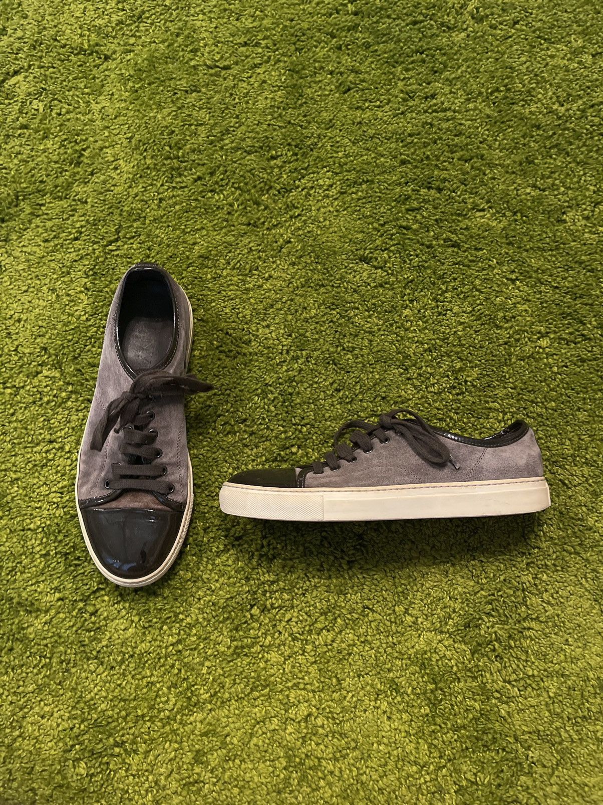 Genuine Leather × Lanvin Lanvin Avant garde real suede leather sneakers Size US 7 / EU 40 - 1 Thumbnail