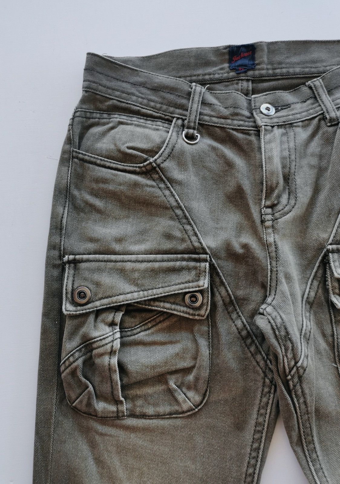 JACKROSE Bootcut Jack Rose Multipocket Cargo Jeans Size US 30 / EU 46 - 4 Thumbnail