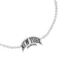 Balenciaga o1s1rm0625 Size: OS Cities New York Necklace in Silver Size ONE SIZE - 2 Thumbnail