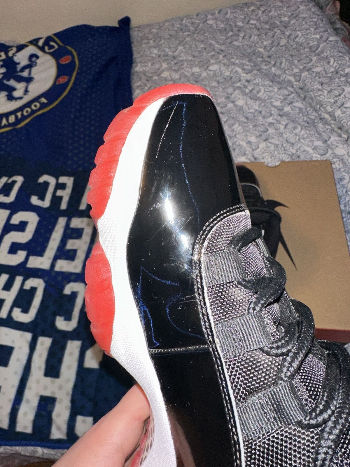 Jordan Brand Jordan Retro 11 Bred (2019) Size US 9.5 / EU 42-43 - 8 Thumbnail