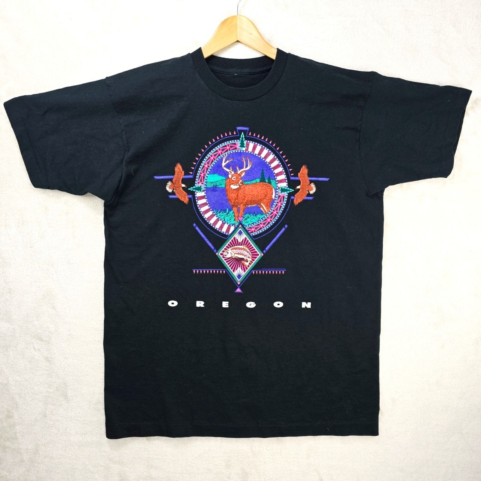 Other Vintage Heartland Apparel Oregon Shirt XL Black Deer Nature Size US XL / EU 56 / 4 - 1 Thumbnail