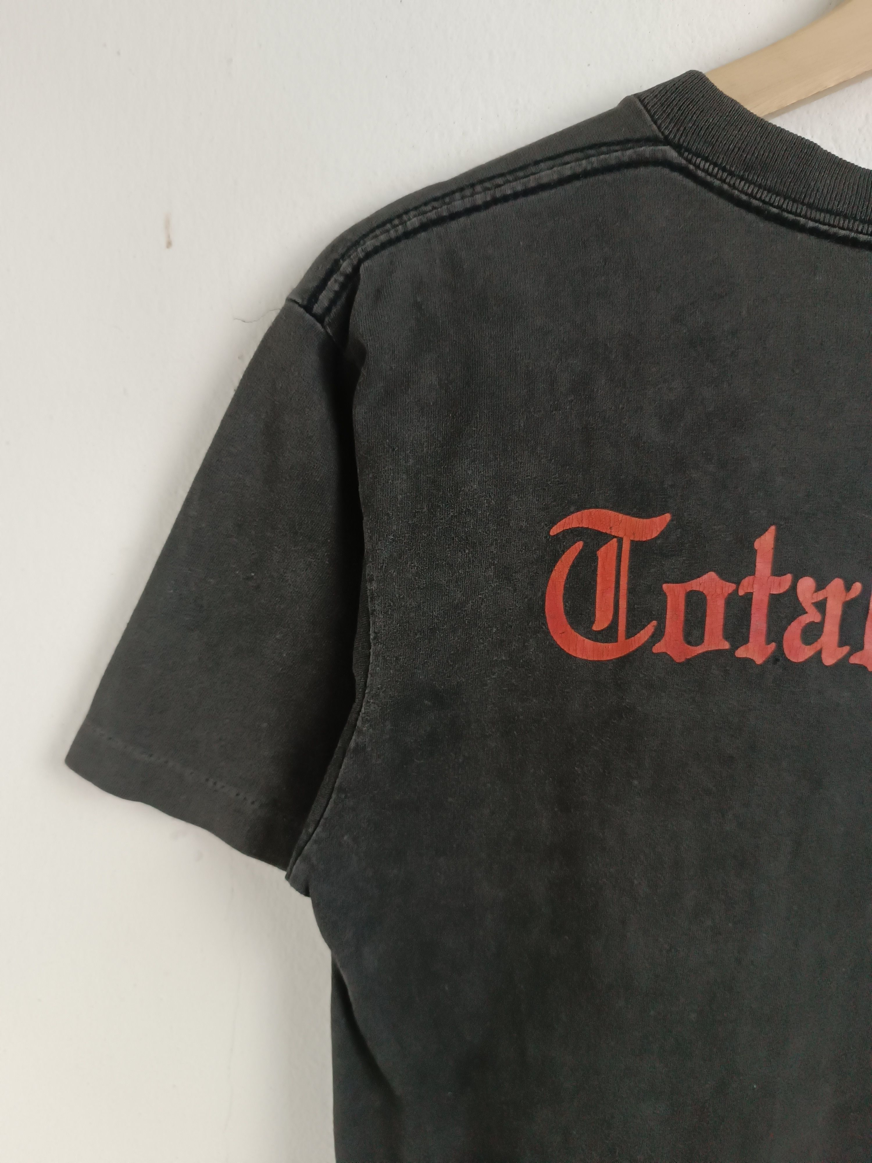 Band Tees THRASHED FADED VINTAGE 90'S TOTAL CHAOS ANTHEM HARDCORE PUNK Size US S / EU 44-46 / 1 - 11 Thumbnail