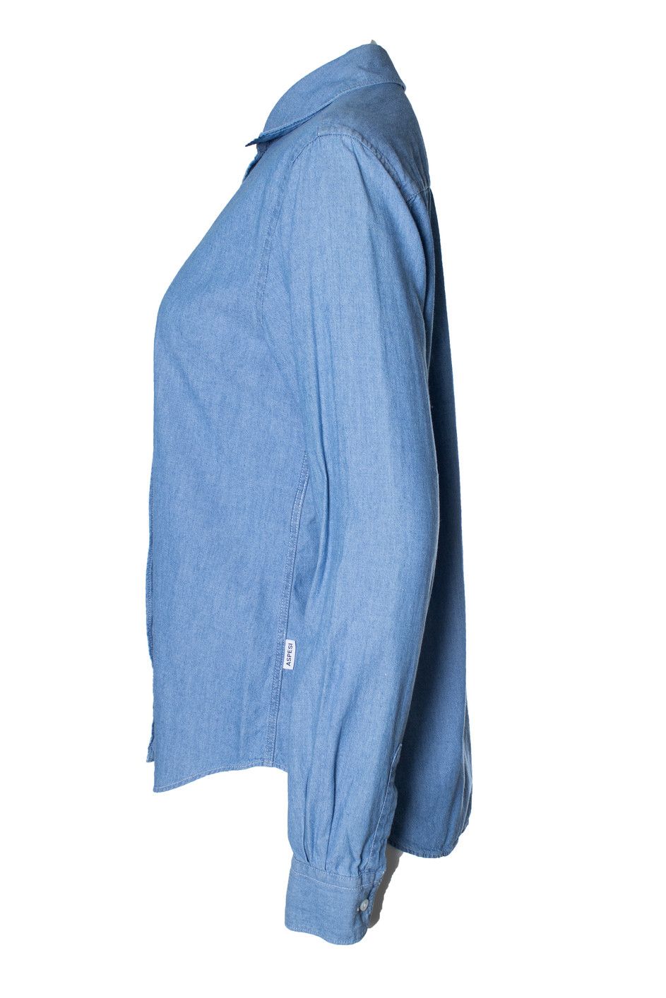 Aspesi Aspesi, blue denim shirt Size M / US 6-8 / IT 42-44 - 2 Thumbnail