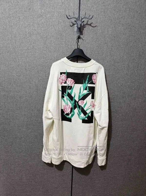 Off-White Off-White Floral Print Men's Sweatshirt . Size US XXS / EU 40 - 2 Thumbnail