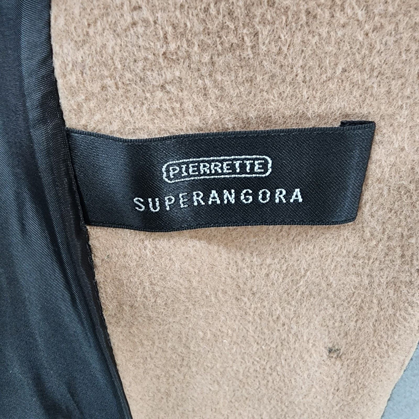 Other Pierrette Black Superangora Wool Cashmere Overcoat Size 6 Size M / US 6-8 / IT 42-44 - 9 Thumbnail