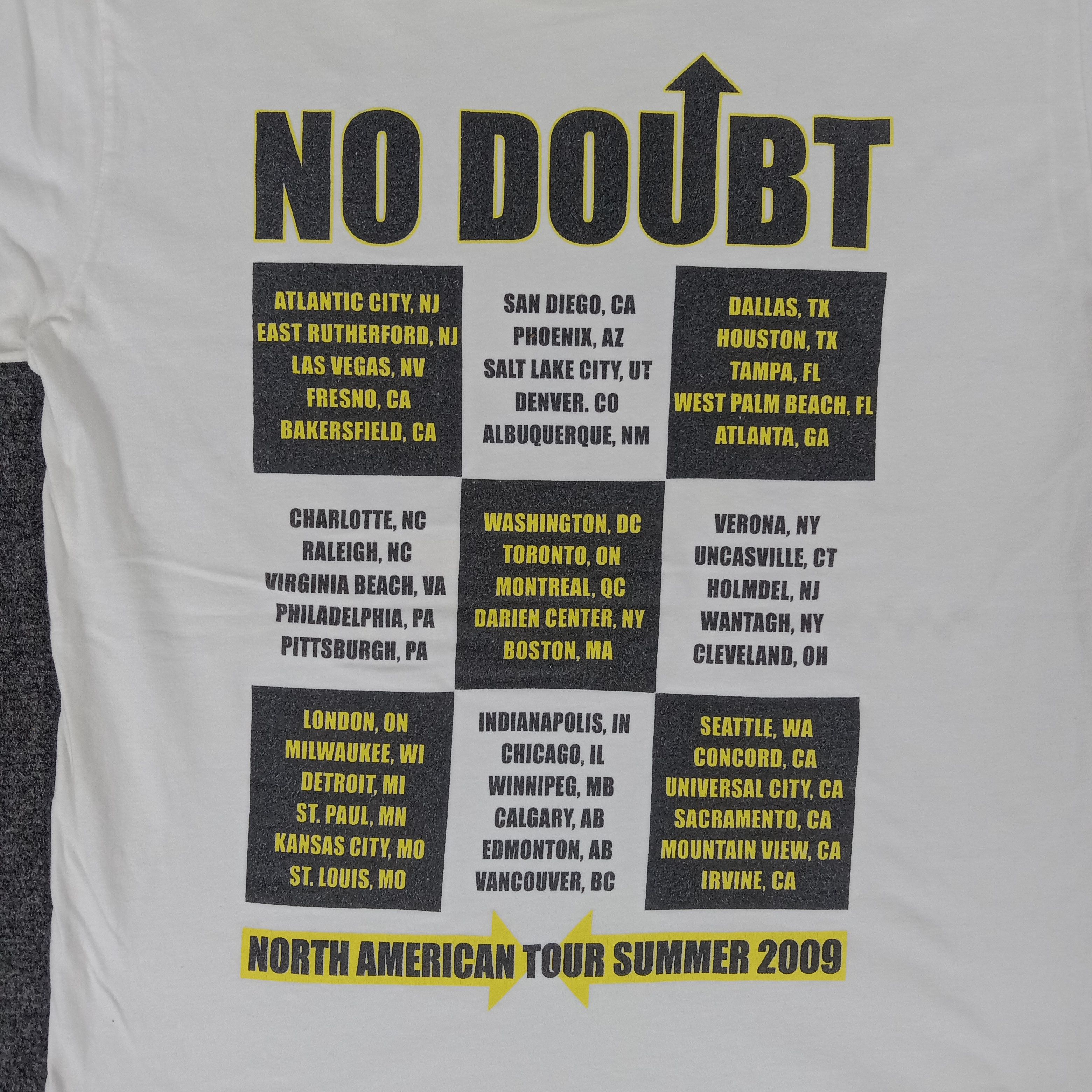 Band Tees × Vintage No Doubt American Rock Band 2009 Summer Tour Tshirt Size US M / EU 48-50 / 2 - 7 Thumbnail