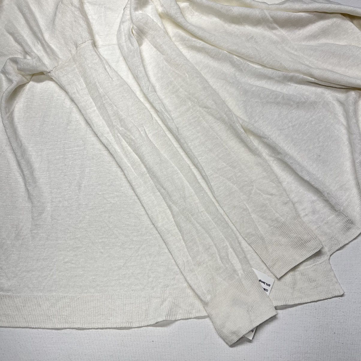 Theory NEW Theory Cardigan Sweater White Linen Drape Billey Riflex Size S / US 4 / IT 40 - 17 Thumbnail