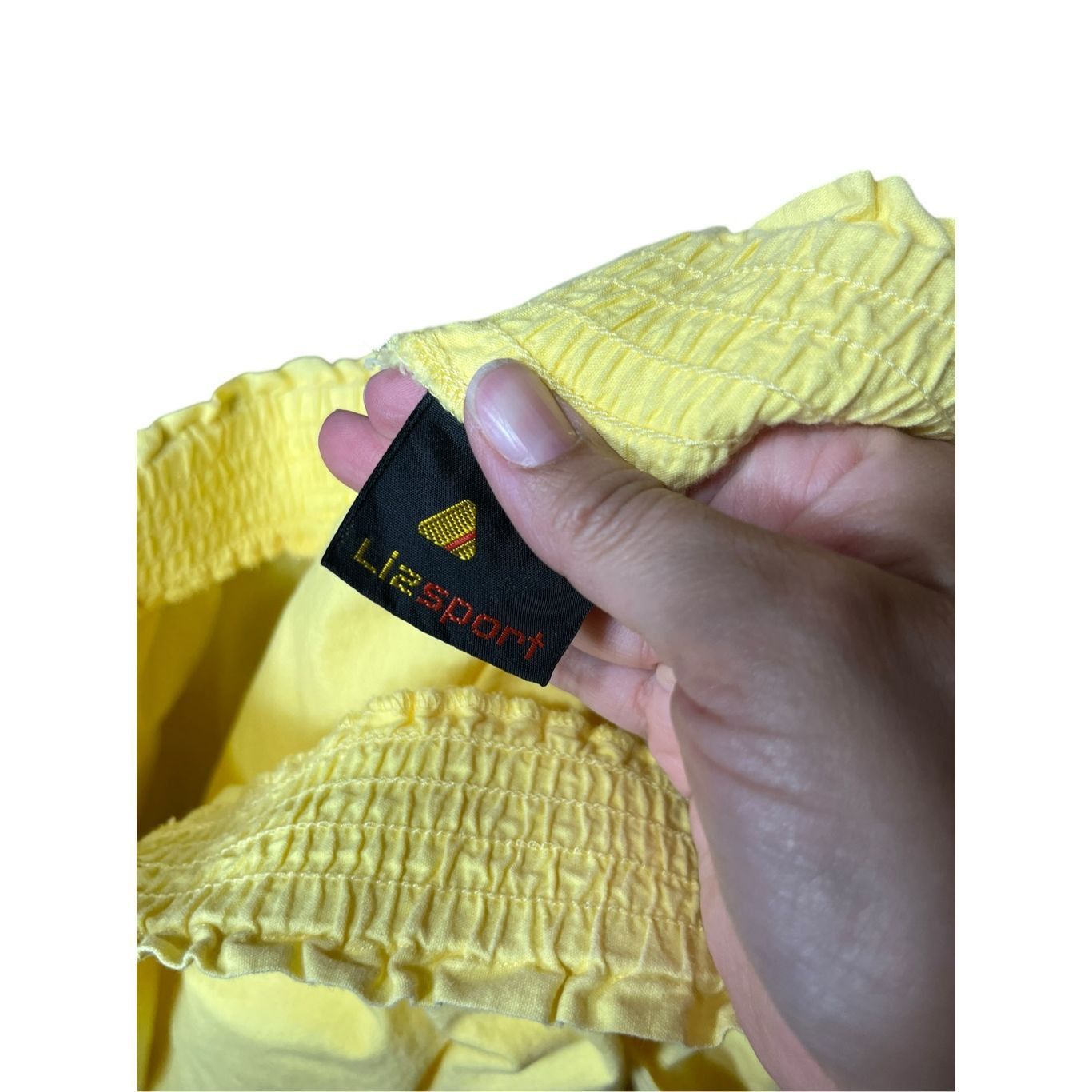 Other Vintage Liz Sport Yellow Maxi Skirt Size Medium Size 26" / US 2 / IT 38 - 8 Thumbnail