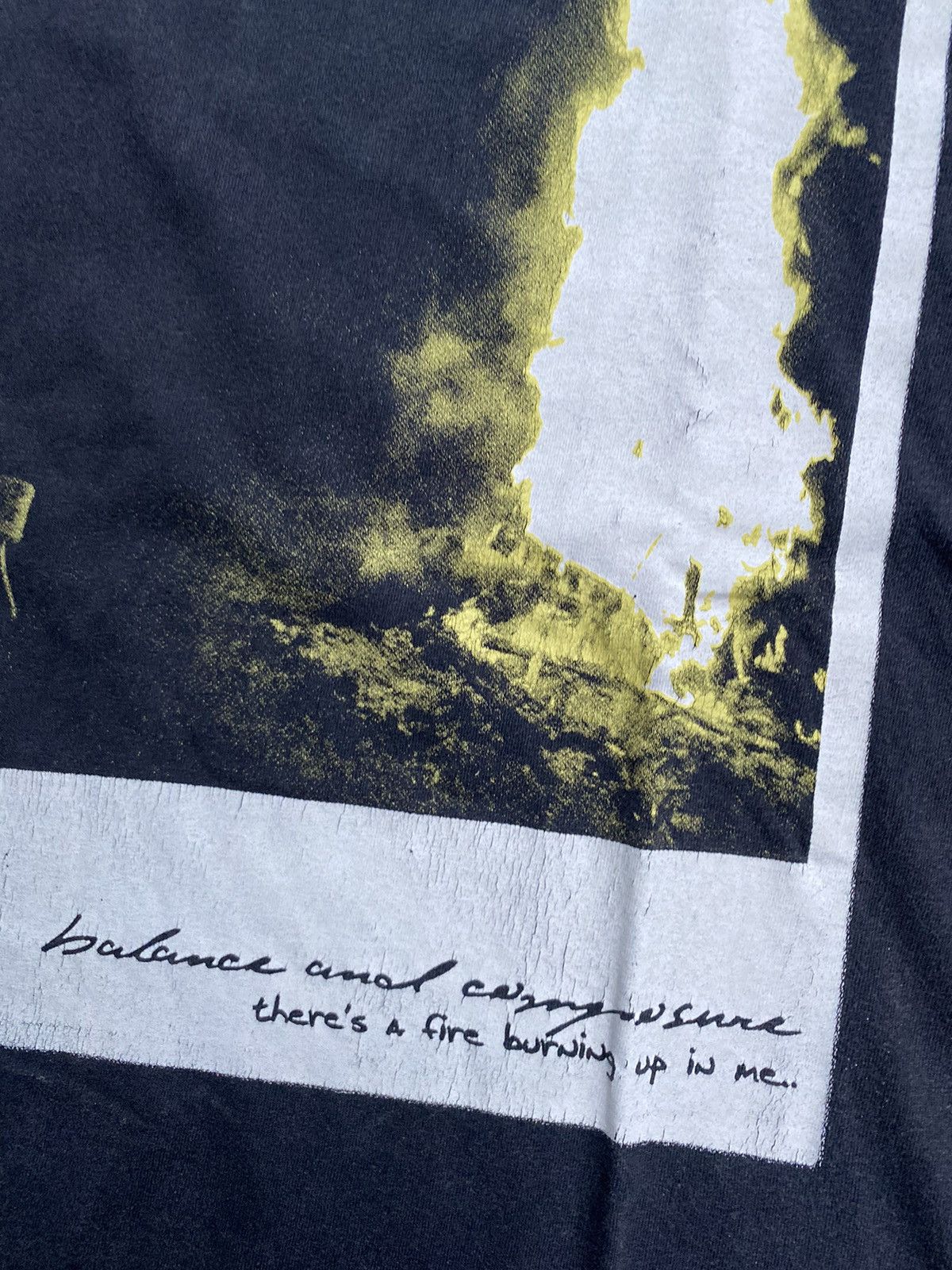 Alstyle × Vintage Vintage chair & fire art “there’s a fire burning up in me” Size US L / EU 52-54 / 3 - 4 Thumbnail