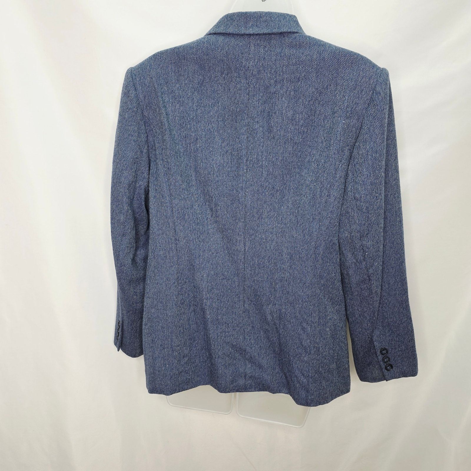 Other Vintage Talbots Petites Blue 100% Wool Women Blazer Jacket Size XL / US 12-14 / IT 48-50 - 2 Thumbnail