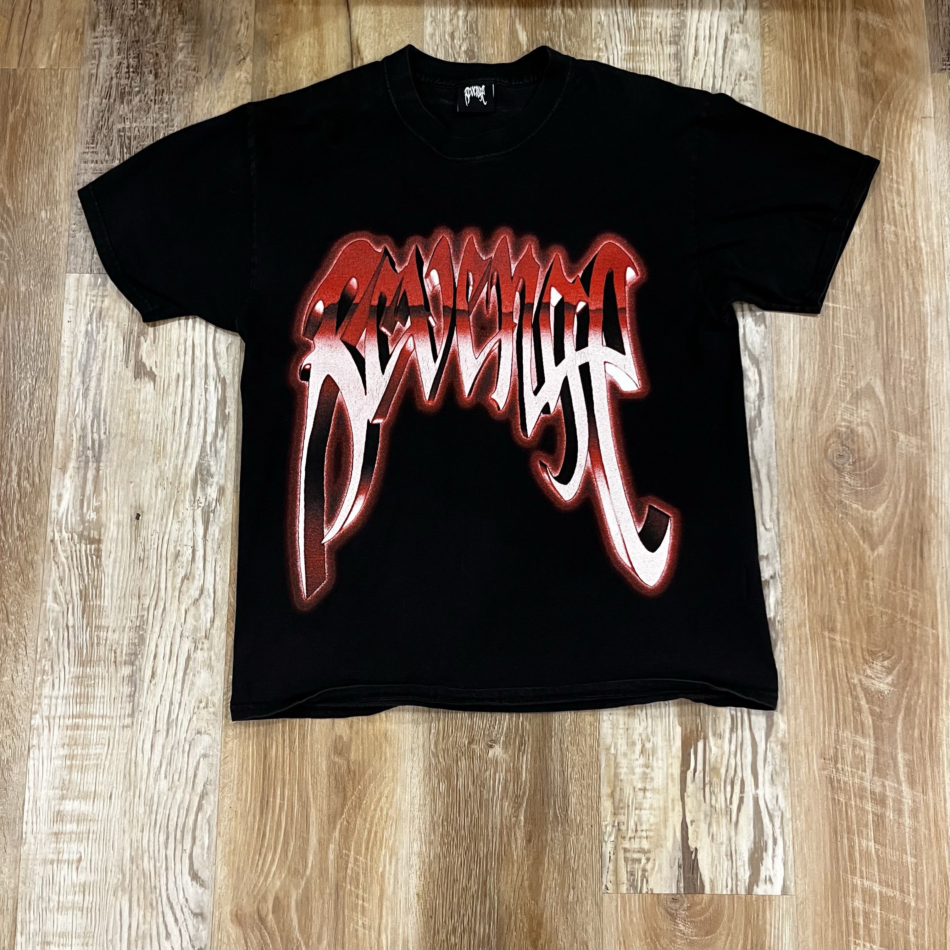 Revenge Revenge Red Chrome Logo Skull Tee Size US L / EU 52-54 / 3 - 1 Thumbnail