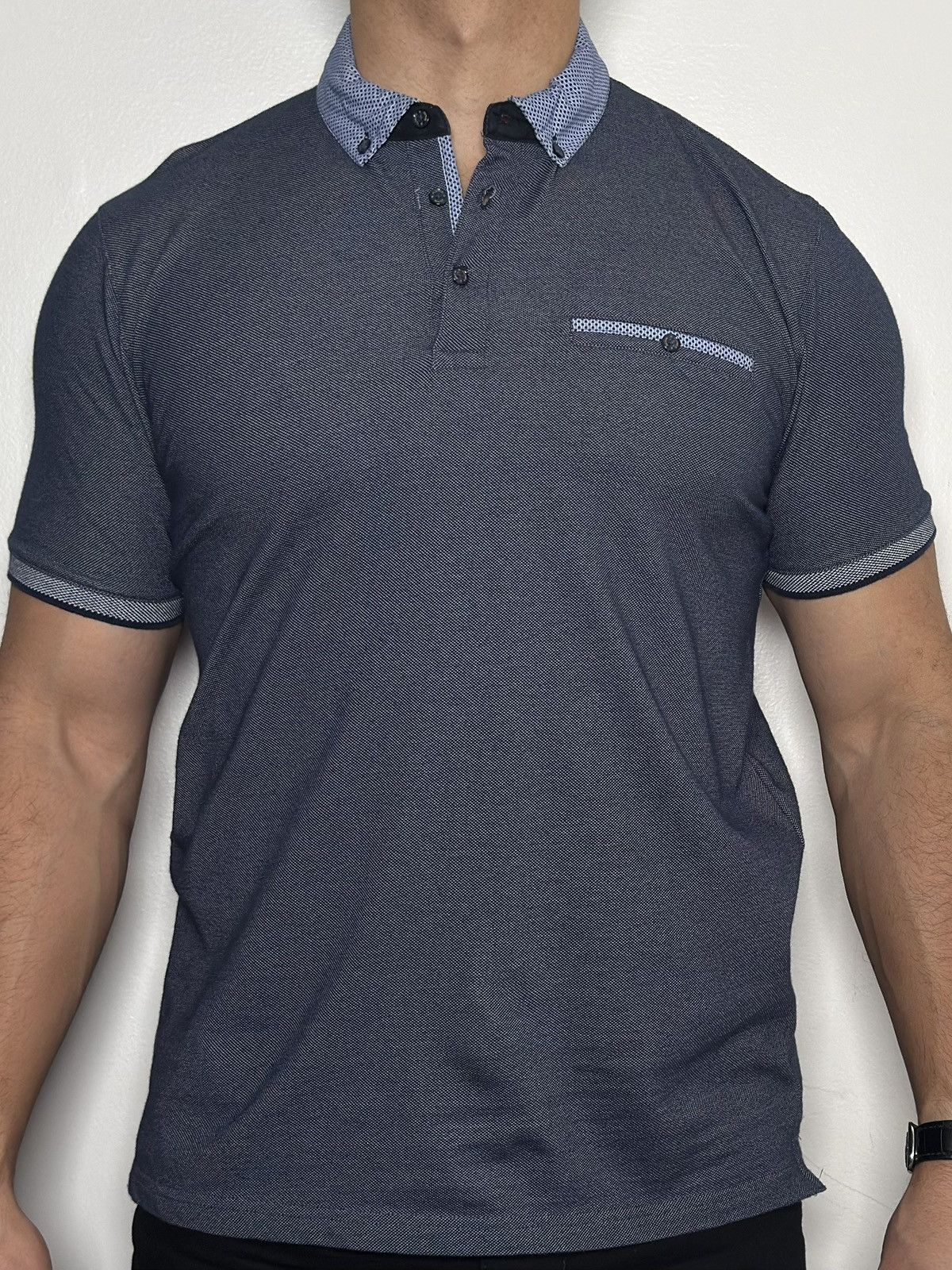 Denim & Flower Denim & Flower Blue Polo Size US M / EU 48-50 / 2 - 3 Thumbnail