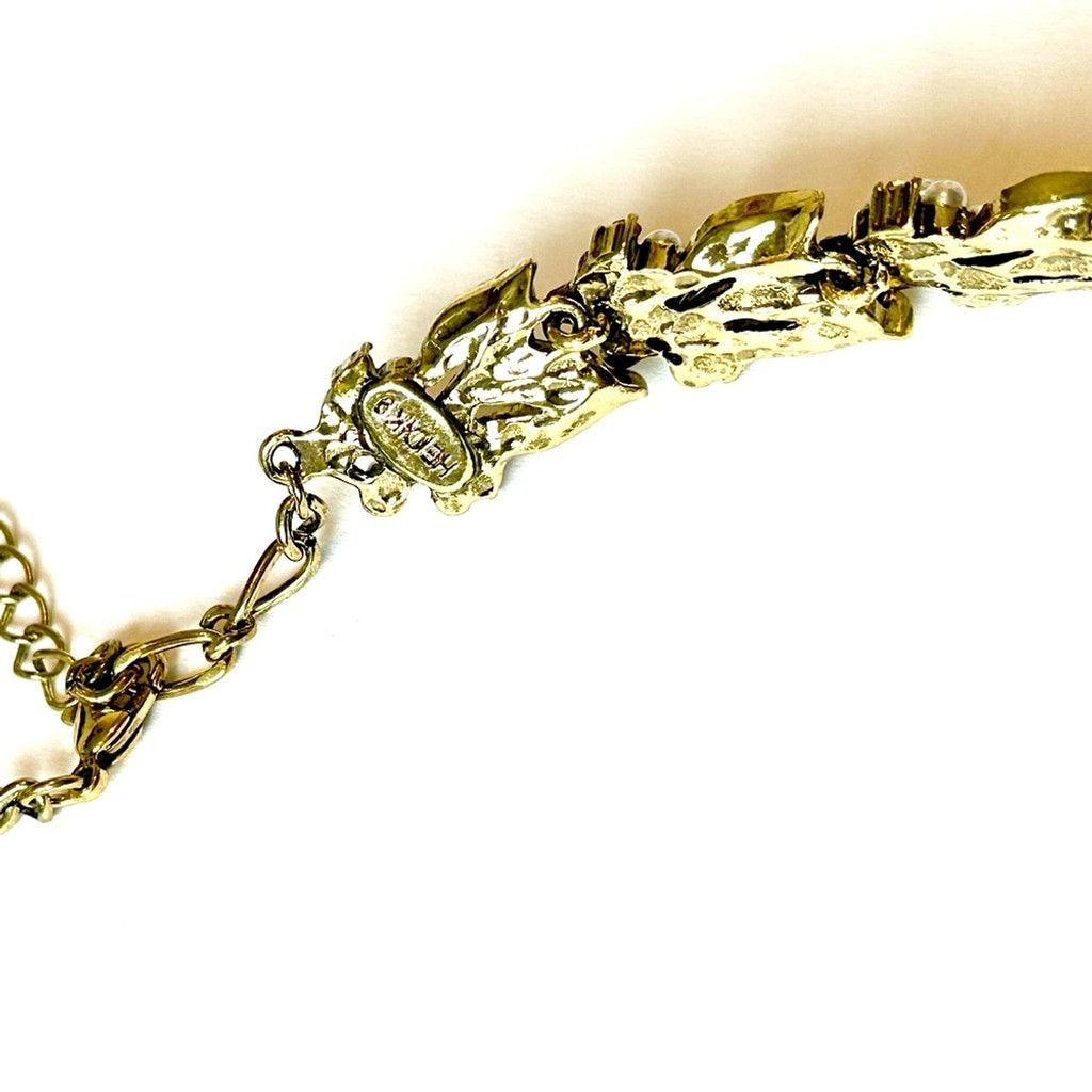 Neiman Marcus VINTAGE CHARM Gold & Pearl Luxury Collar Necklace NWT Size ONE SIZE - 6 Thumbnail