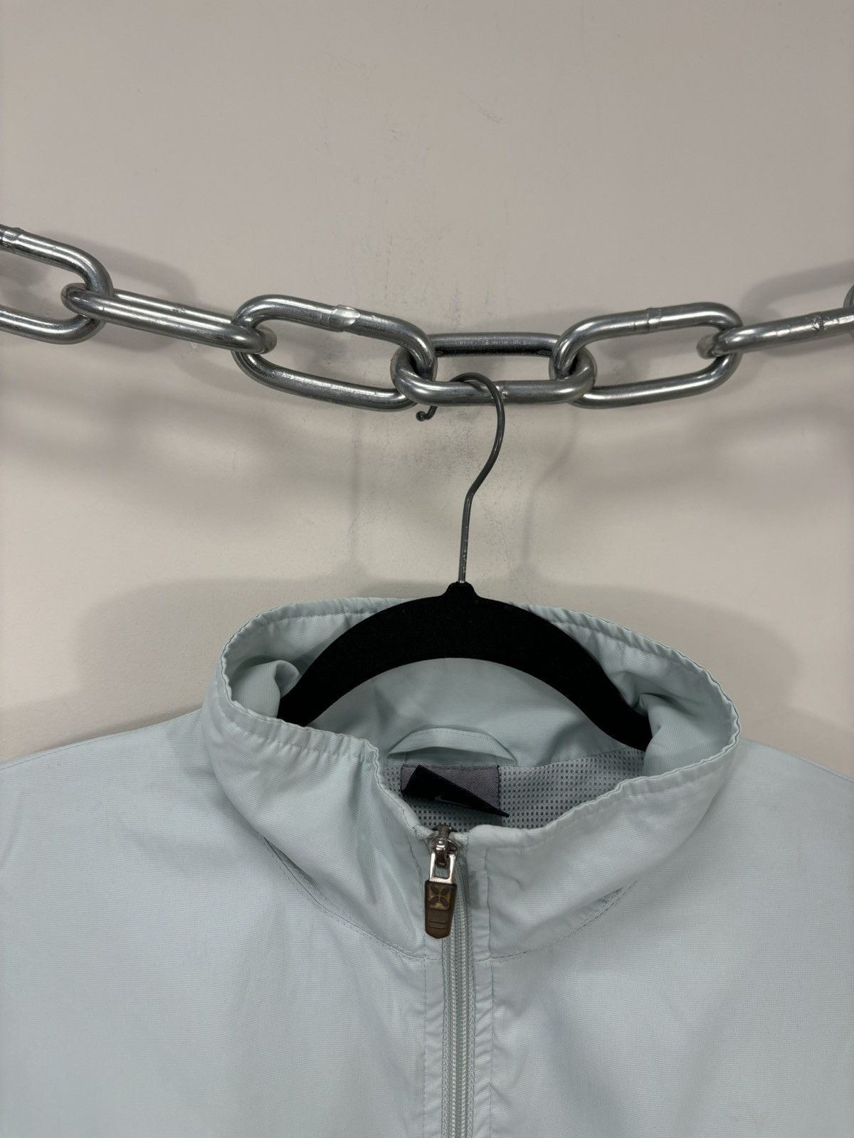 Nike Vintage Nike Y2K Turquoise Retro Hype Nylon Track Jacket Size US XL / EU 56 / 4 - 17 Thumbnail