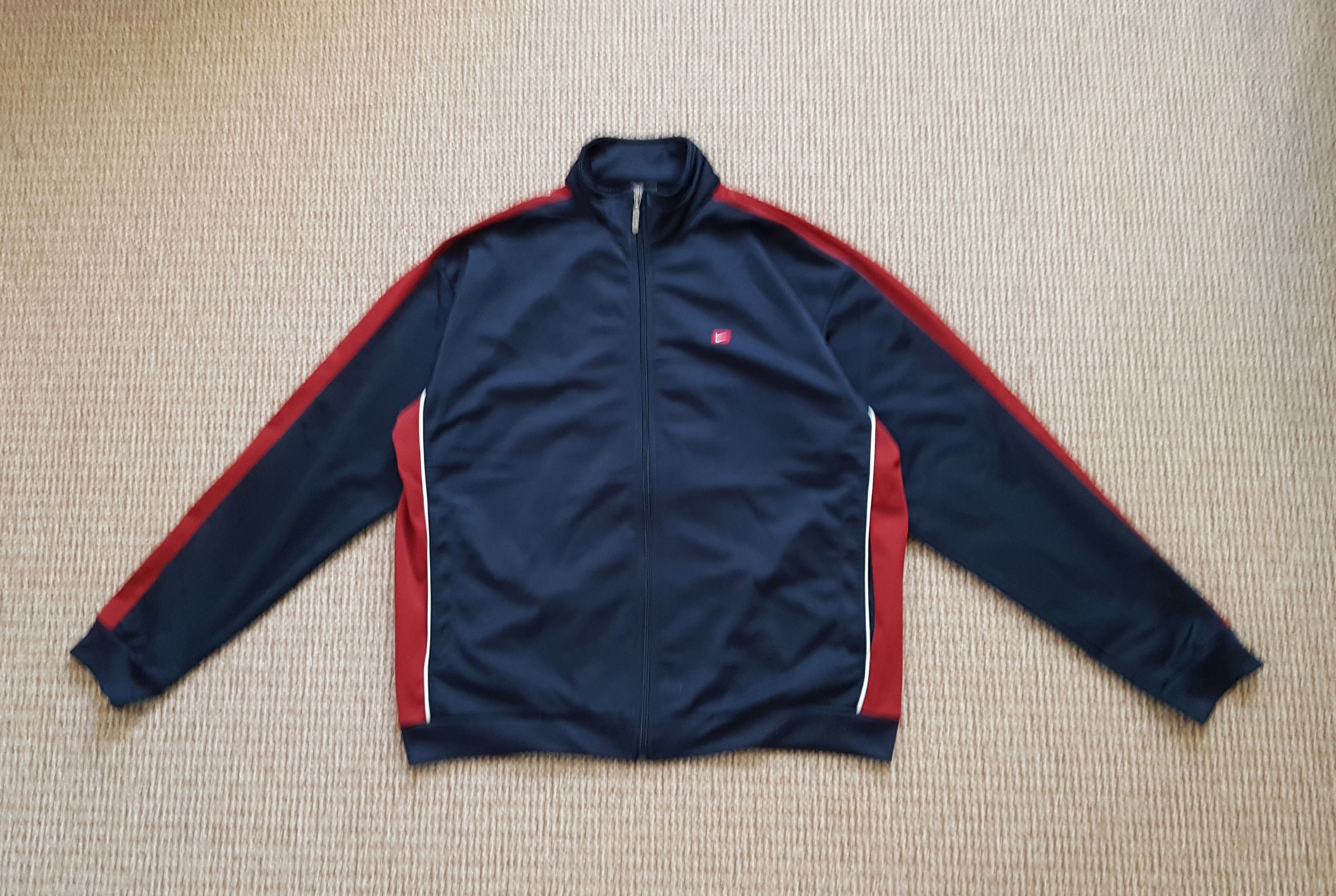 Nike y2k Vintage Nike Track Top Full Zip Jacket sz L Size US L / EU 52-54 / 3 - 7 Thumbnail