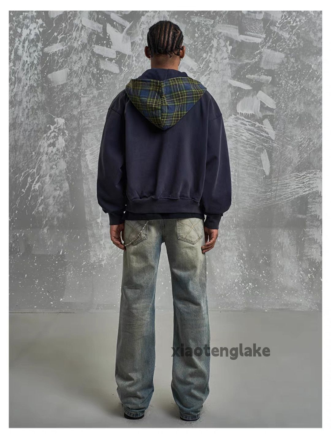 Jean × Vintage washed faded yuppie rusty damaged cleanfit jeans Size US 34 / EU 50 - 6 Thumbnail