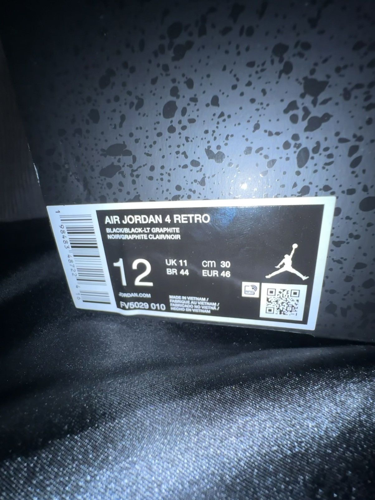 Jordan Brand JORDAN 4 BLACKCATS SIZE 12 NEVER WORN‼️ Size US 12 / EU 45 - 8 Thumbnail