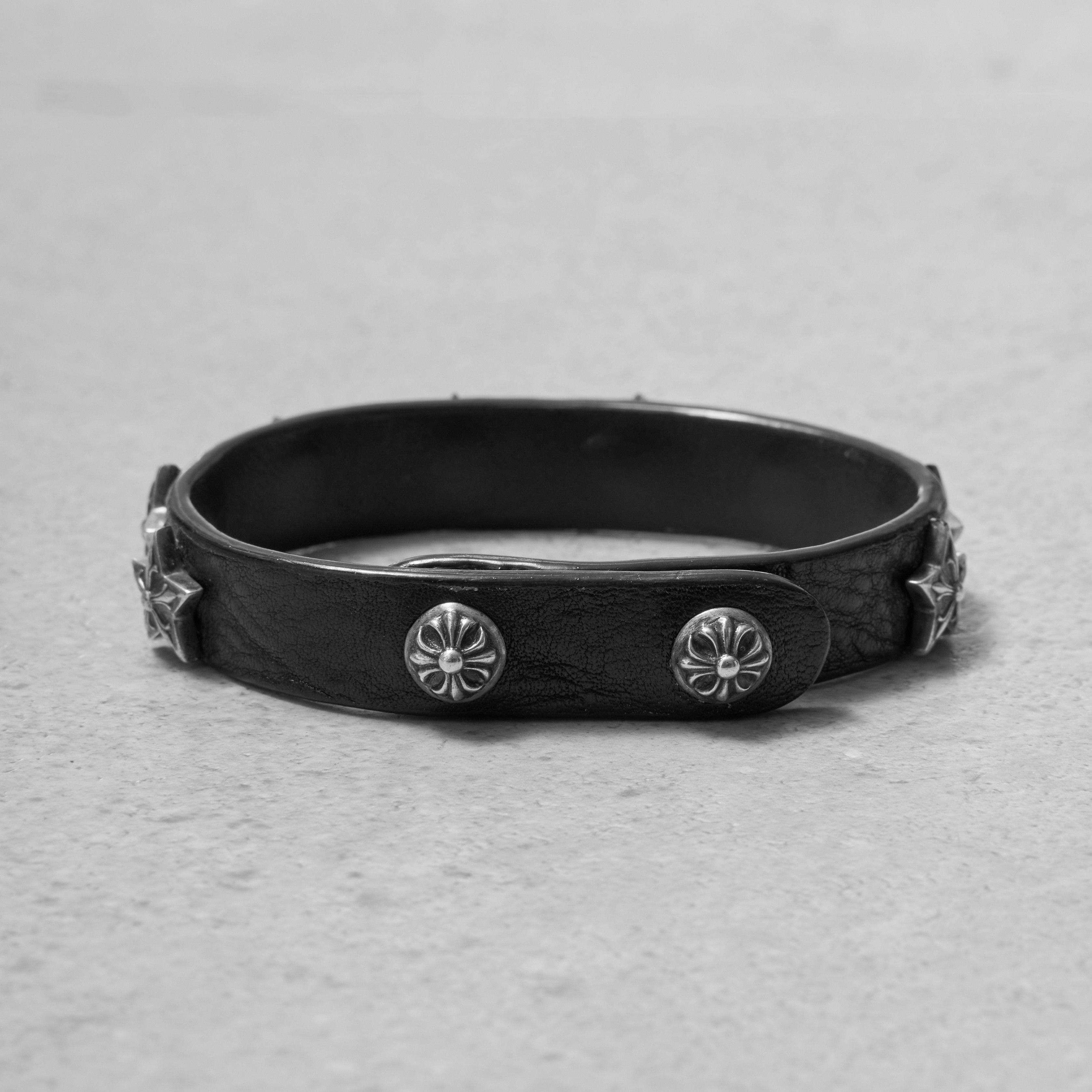 Chrome Hearts CHROME HEARTS 2 BTTN/ 2 SNAP Star Silver Bracelet Size ONE SIZE - 2 Thumbnail