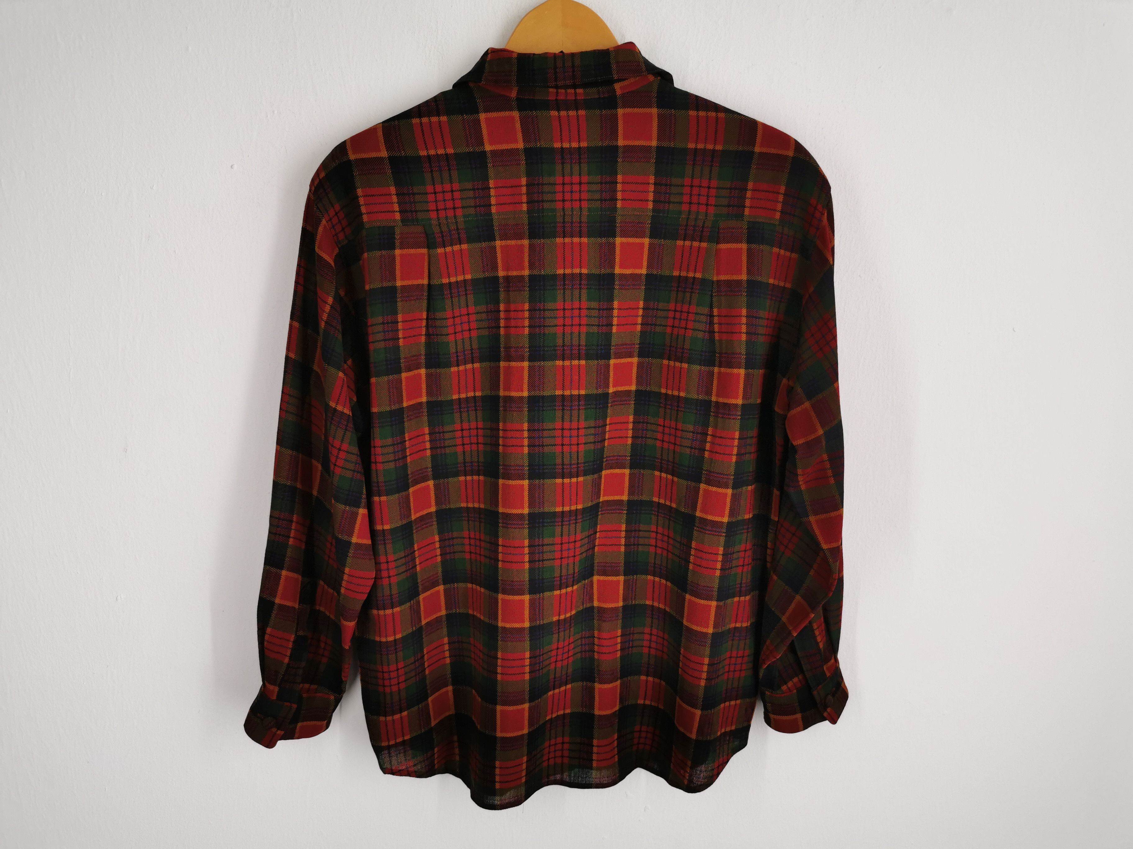 Burberry Vintage 90's Burberry Checked Blouses Womens Size M Size M / US 6-8 / IT 42-44 - 3 Thumbnail