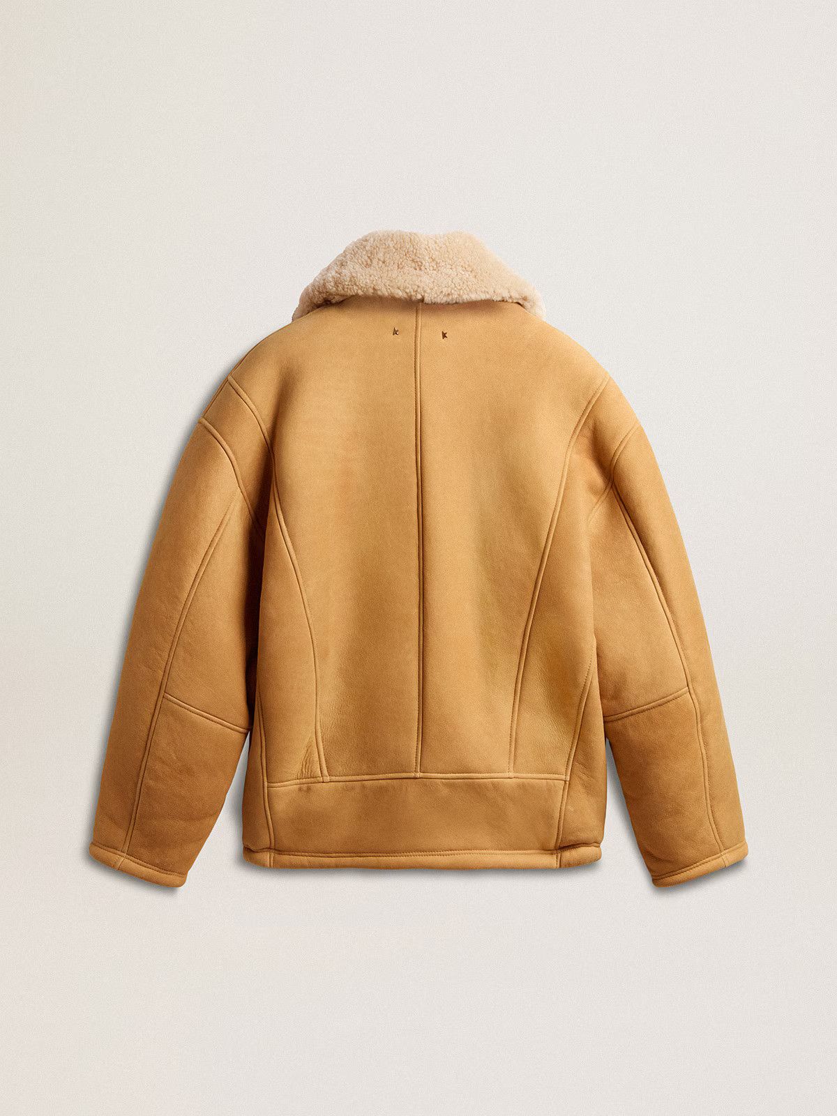Golden Goose o1s22i1n1224 Shearling Jacket in Beige Size M / US 6-8 / IT 42-44 - 2 Thumbnail