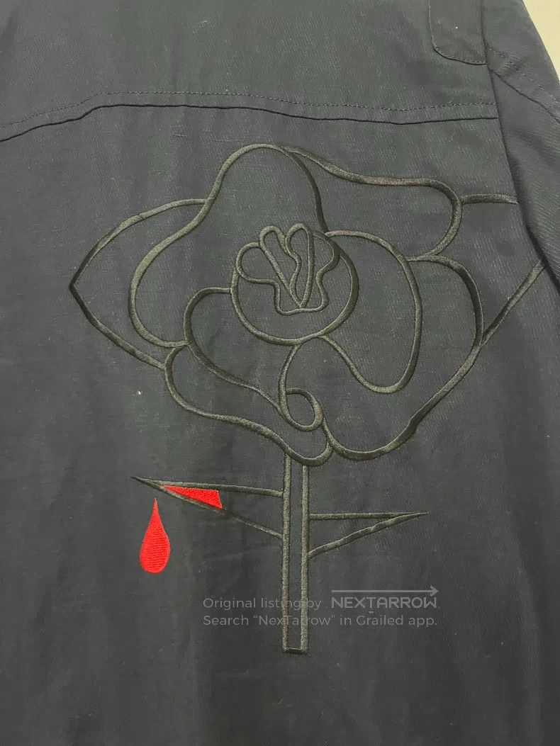 Undercover Undercover 07 SS Purple Blood Rose Embroidered Work Jacket Size US M / EU 48-50 / 2 - 3 Thumbnail