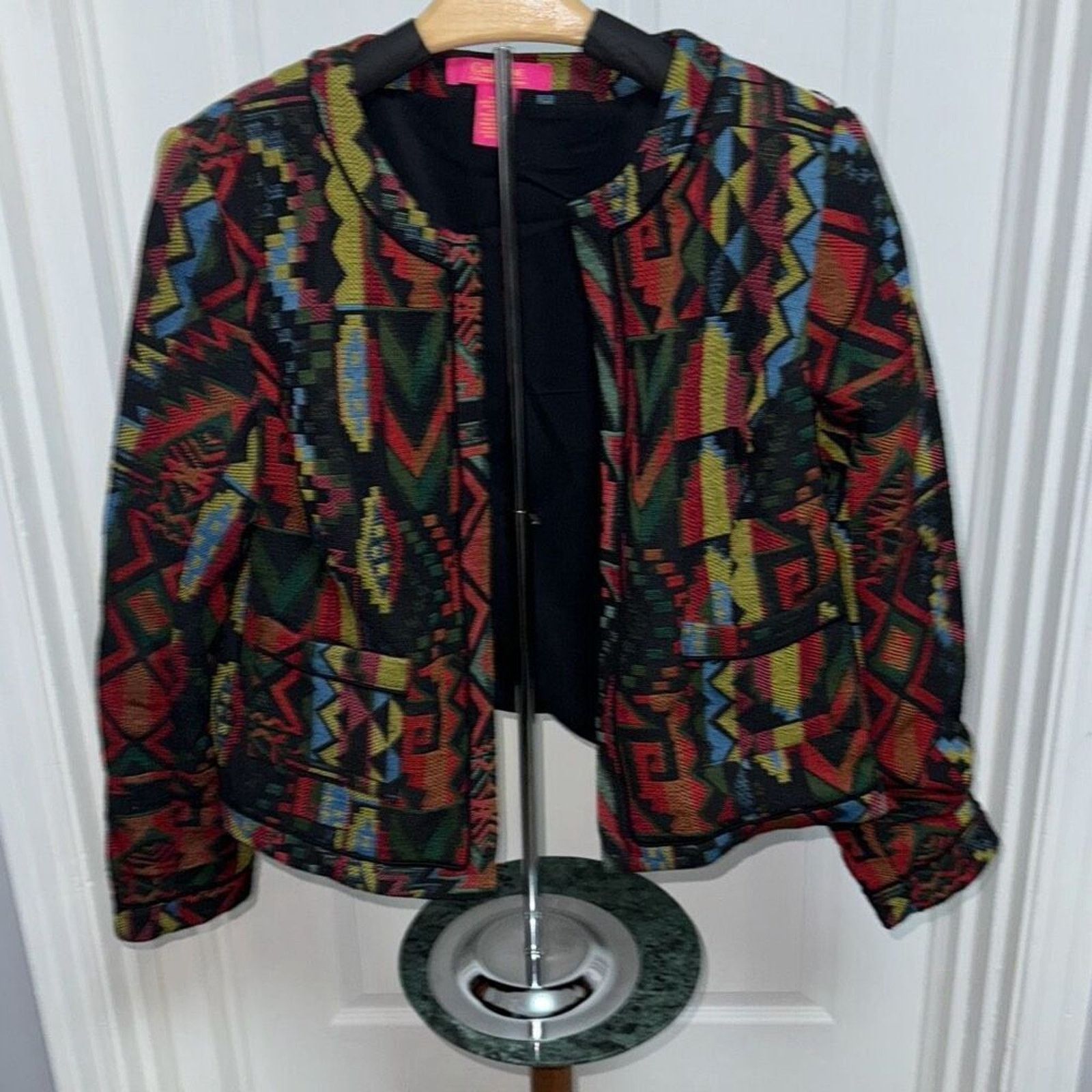 Other Catherine Malandrino Bold Print Blazer | Size 12 Size XL / US 12-14 / IT 48-50 - 2 Thumbnail