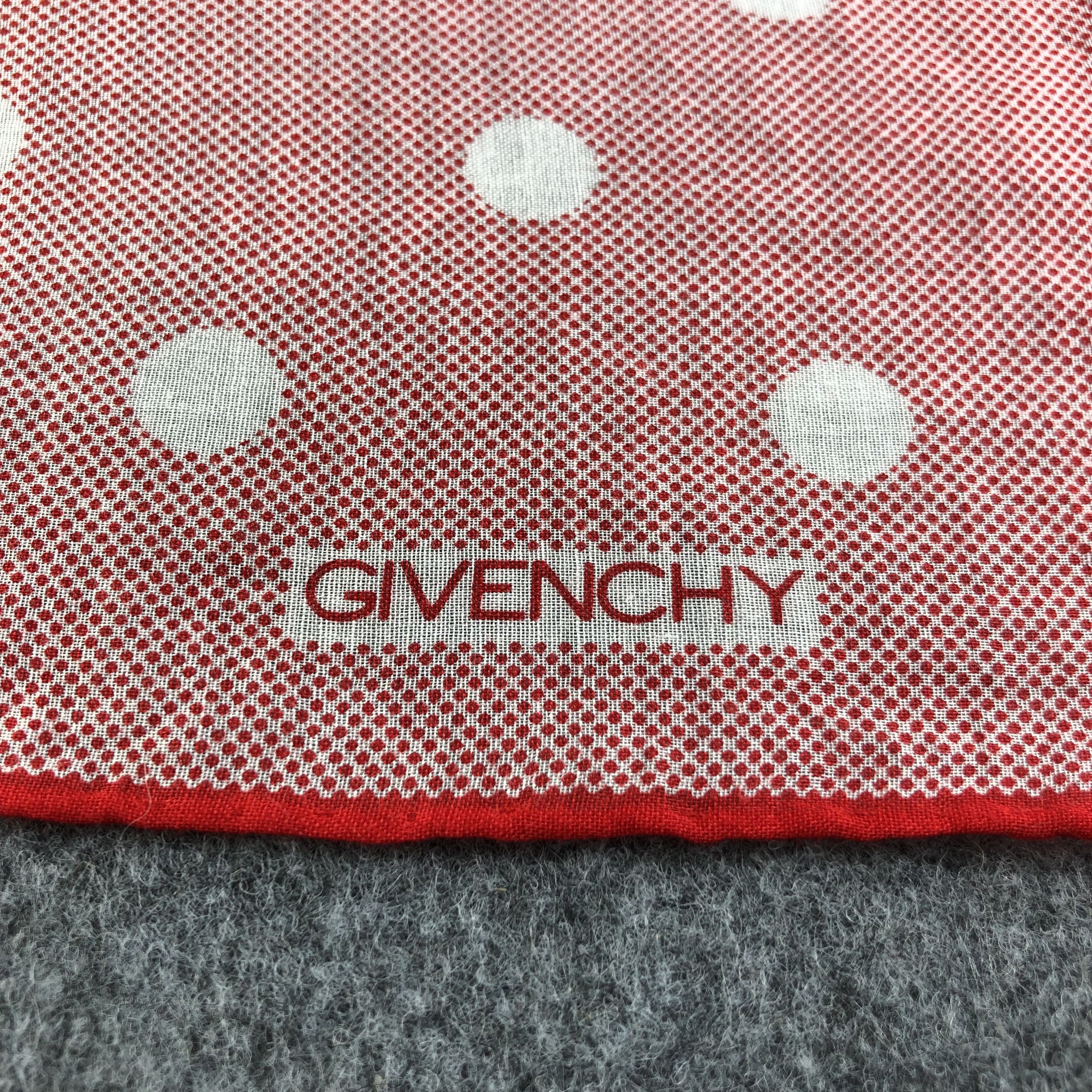 Givenchy Givenchy Polka Dots Handkerchief Neckerchief Bandana H2282 Size ONE SIZE - 4 Thumbnail