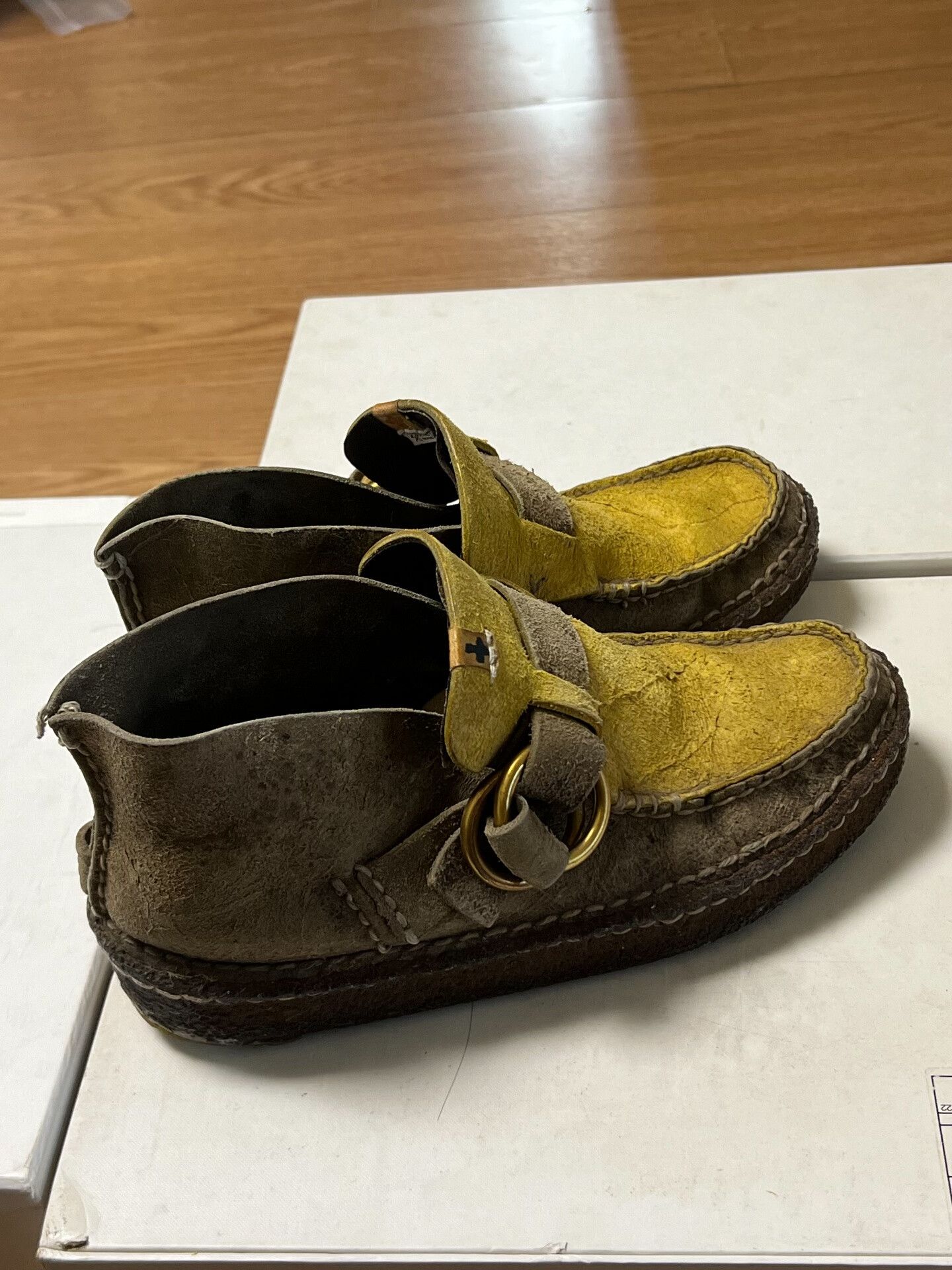 Visvim Visvim Skynard Ring Moccasin Folk Shoes Size US 8.5 / EU 41-42 - 1 Thumbnail