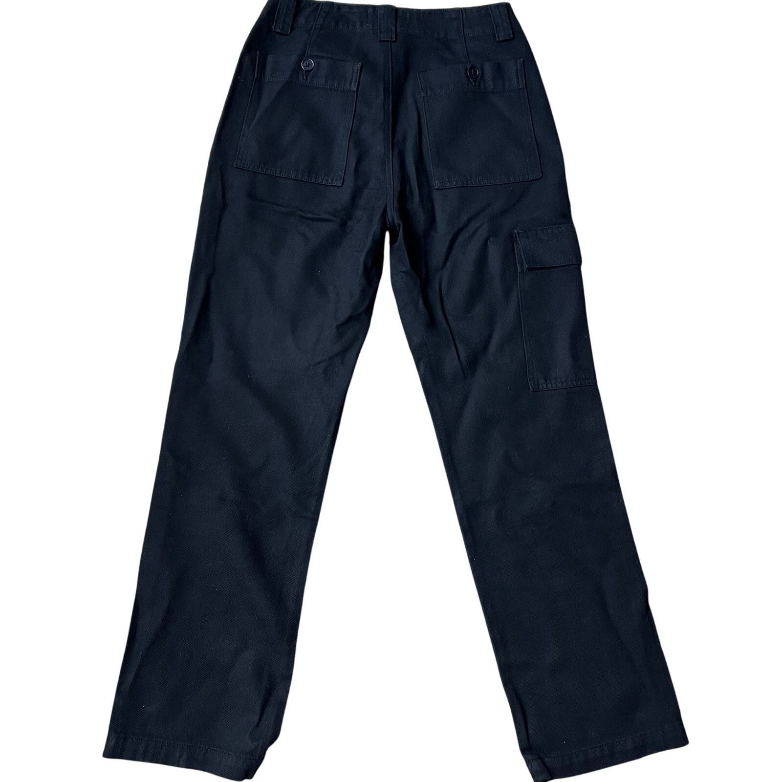 Reformation reformation gia black cargo pants size 27 C1 Size 27" / US 4 / IT 40 - 2 Thumbnail